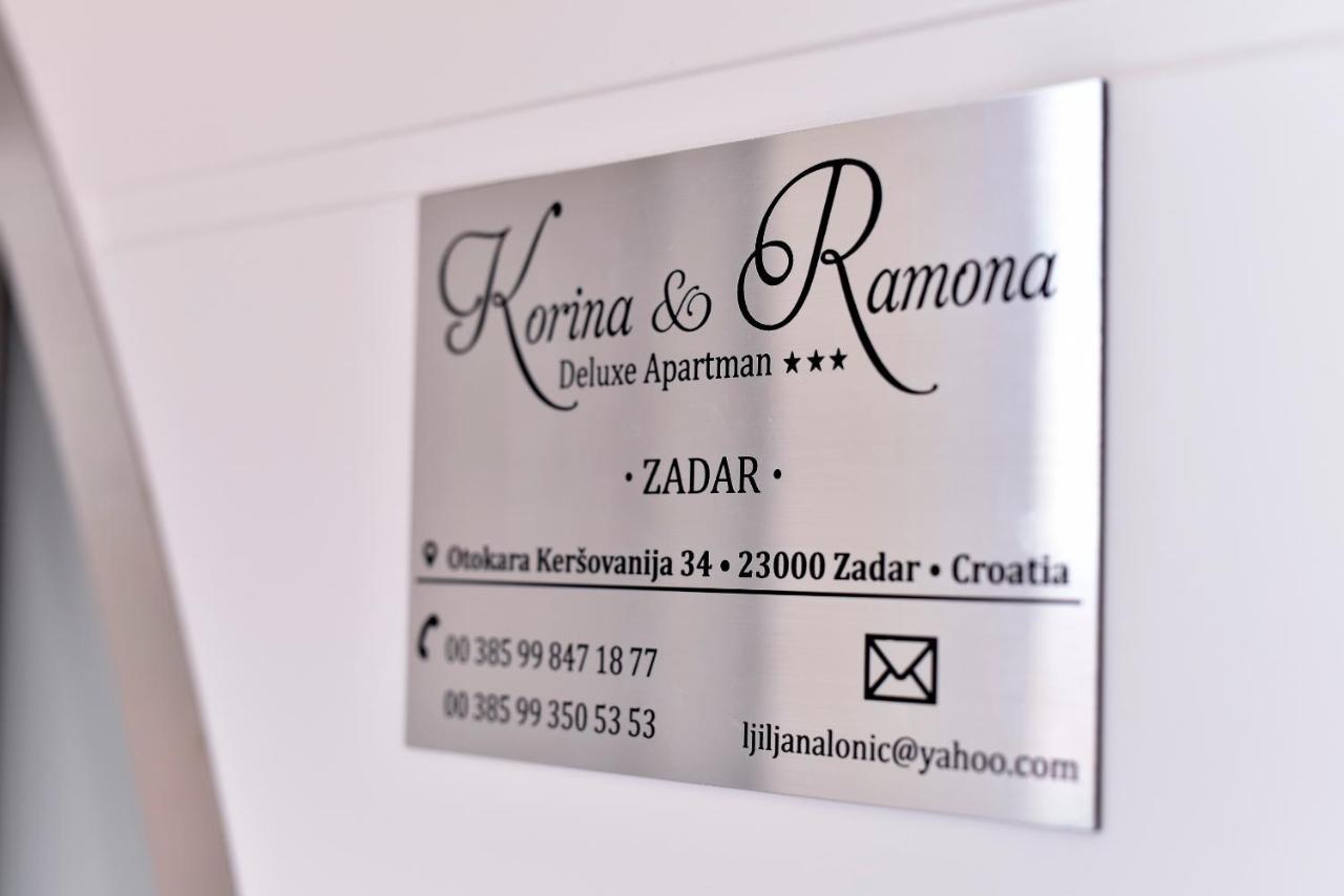 Deluxe Apartman Korina&Ramona Zadar Bagian luar foto